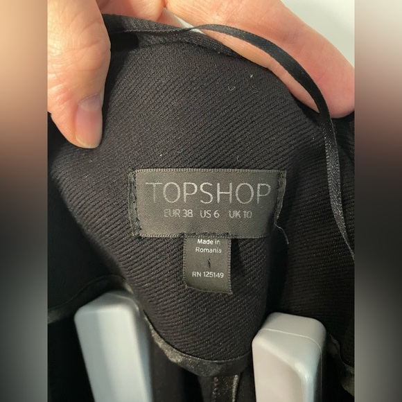 Top shop Black blazer Jacket size 6‎ - Picture 2 of 5